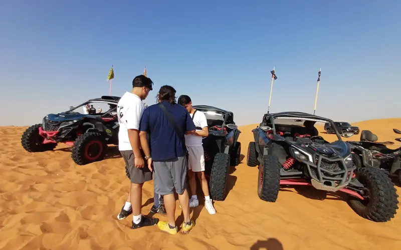 Desert safari dune bashing Dubai