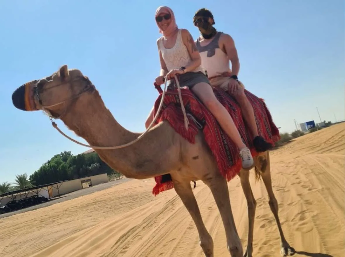 Camel-riding