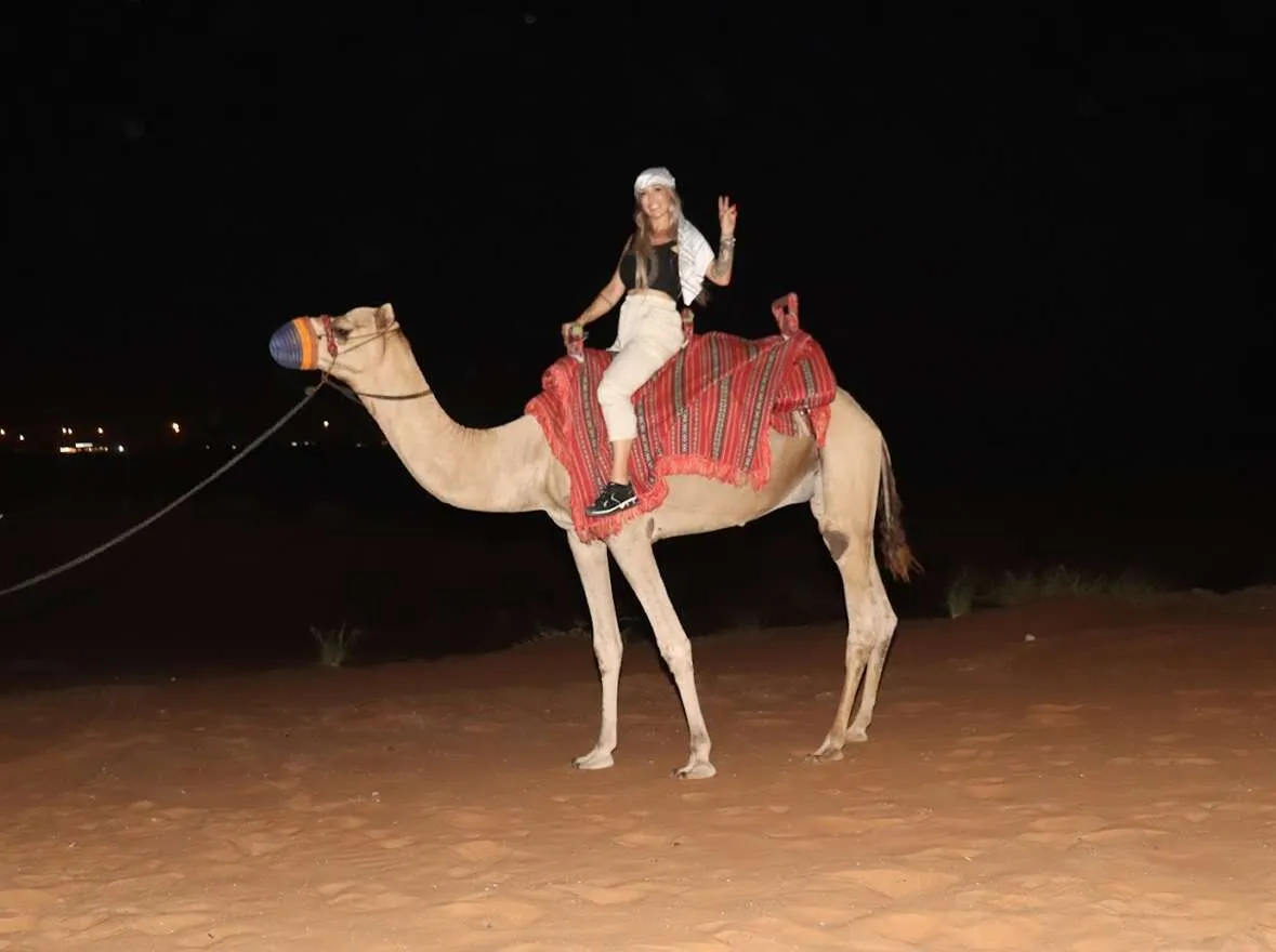 Camel-riding-dark